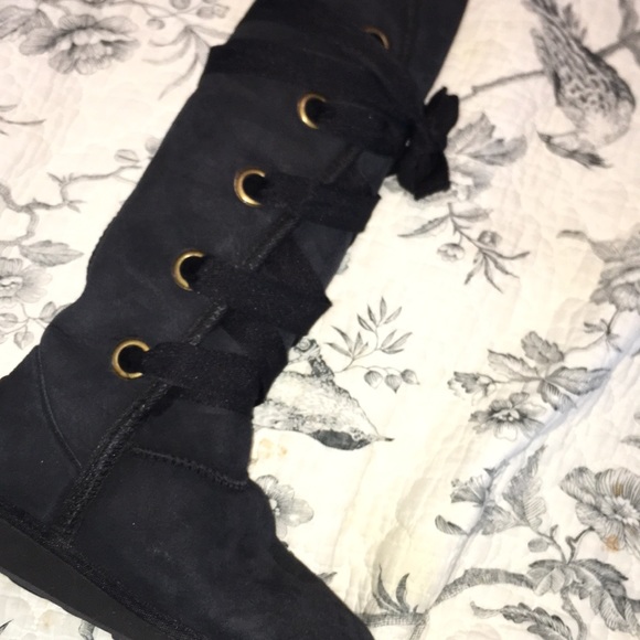 ⛔️SOLD⛔️Emu Maitress Black Tall Boot 7 EEUC - Picture 4 of 7